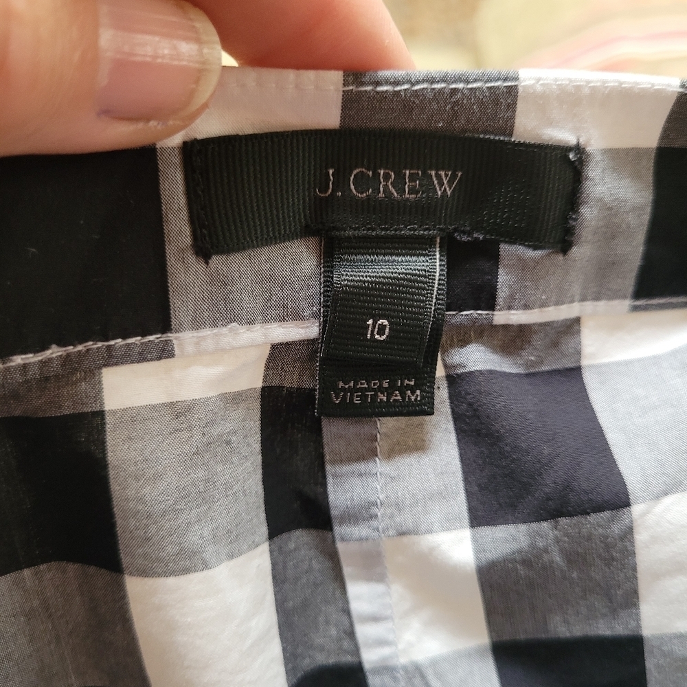 Gingham Ruffle Skirt | J.Crew - Picture 3 of 4